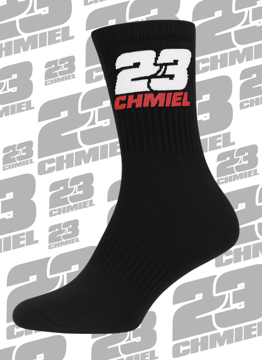 Skarpety sportowe długie czarne